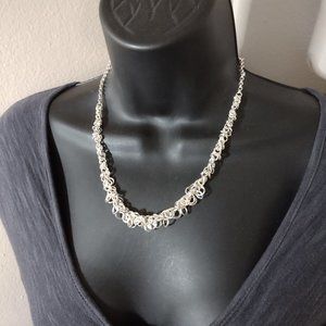 19 Inch Silver Tone Avon Necklace